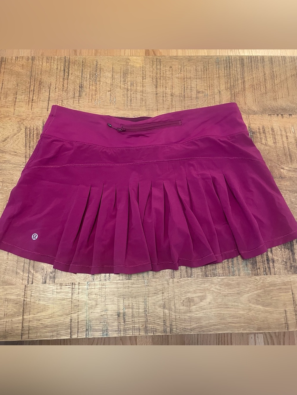 lululemon athletica Women's Magenta Pleated Athletic Skort size 12